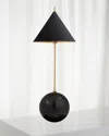 Visual Comfort Signature Cleo Orb Base Accent Lamp By Kelly Wearstler In Black