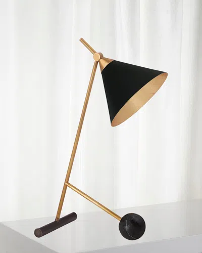 Visual Comfort Signature Cleo Table Lamp By Kelly Wearstler In Black