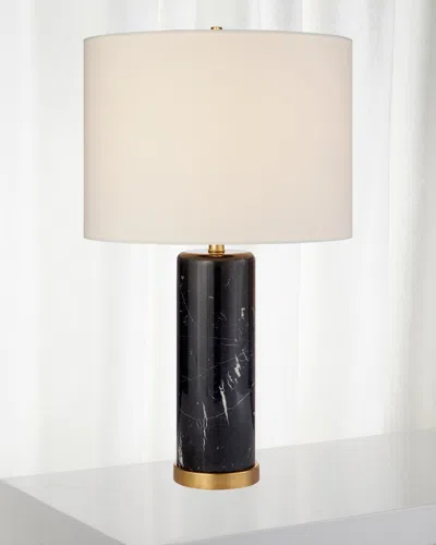 Visual Comfort Signature Cliff Table Lamp By Aerin In Black Pattern