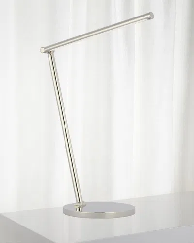 Visual Comfort Signature Cona Desk Lamp By Kelly Wearstler In Silver