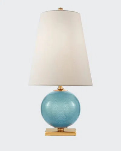 Visual Comfort Signature Corbin Mini Accent Lamp In Blue