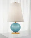 Visual Comfort Signature Corbin Mini Accent Lamp In Blue
