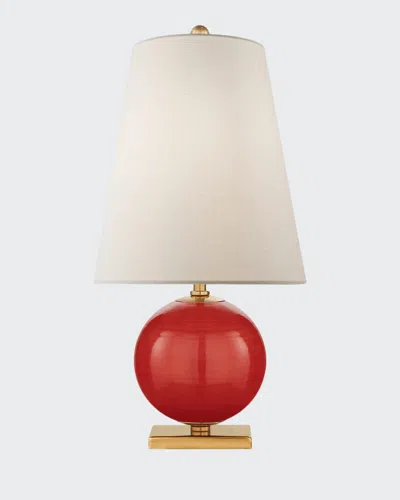 Visual Comfort Signature Corbin Mini Accent Lamp In Red