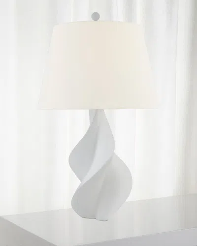 Visual Comfort Signature Cordoba Large Table Lamp By Chapman & Myers In White