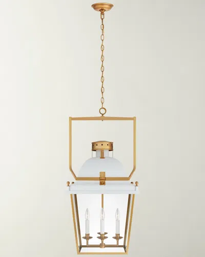 Visual Comfort Signature Coventry Medium Lantern By Chapman & Myers In White