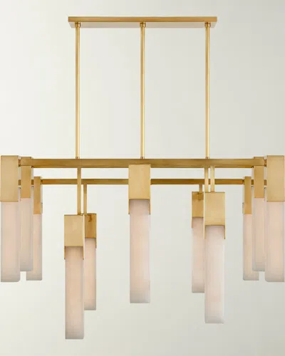 Visual Comfort Signature Covet Large Chandelier By Kelly Wearstler In Antq Brass