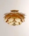 Visual Comfort Signature Cynara Large Flush Mount By Chapman & Myers - 17" In Gold