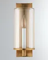 Visual Comfort Signature Deauville Single Sconce By Aerin In Polished Nickel