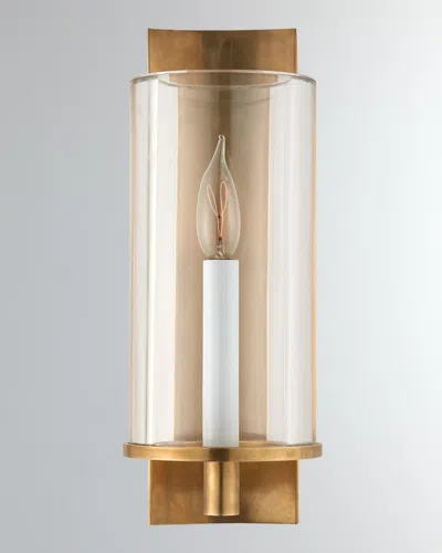 Visual Comfort Signature Deauville Single Sconce By Aerin In Polished Nickel