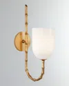 Visual Comfort Signature Edgemere Wall Light By Aerin In Burn Slv Leaf