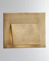 Visual Comfort Signature Esker Envelope Sconce By Kelly Wearstler In Antique Brass