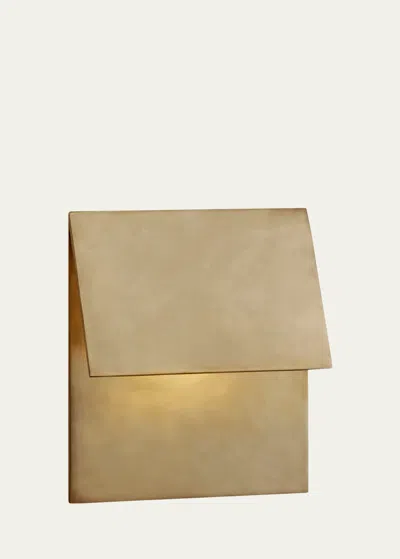Visual Comfort Signature Esker Single Fold Sconce By Kelly Wearstler In Polished Nickel