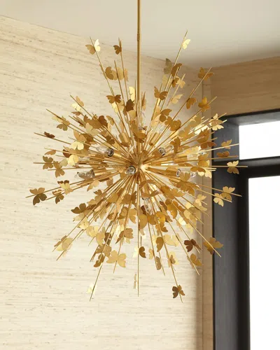 Visual Comfort Signature Farfalle Large Chandelier In Gold