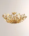 Visual Comfort Signature Farfalle Large Semi-flush Mount By Julie Neill In Gild