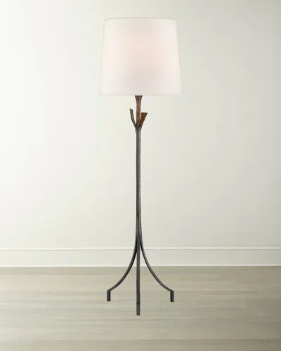 Visual Comfort Signature Fliana Floor Lamp By Aerin In Aged Iron