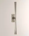 Visual Comfort Signature Galahad Linear Sconce By Thomas O'brien In Antique Nickel