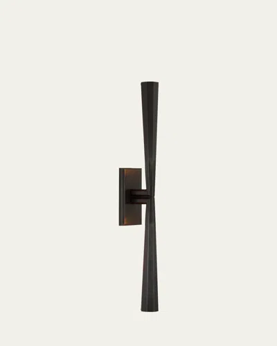 Visual Comfort Signature Galahad Linear Sconce By Thomas O'brien In Bronze