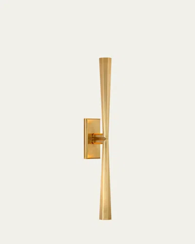 Visual Comfort Signature Galahad Linear Sconce By Thomas O'brien In Gold