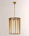 Visual Comfort Signature Galahad Medium Lantern By Thomas O'brien In Antique Brass