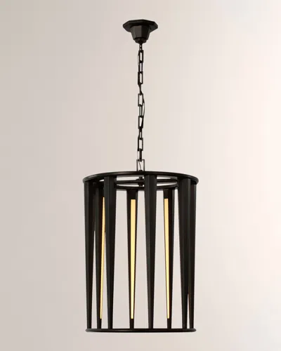 Visual Comfort Signature Galahad Medium Lantern By Thomas O'brien In Bronze