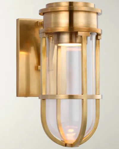 Visual Comfort Signature Gracie Tall Bracketed Sconce By Chapman & Myers In Gold