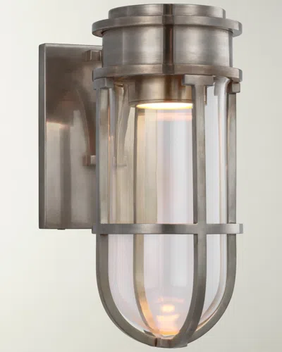 Visual Comfort Signature Gracie Tall Bracketed Sconce By Chapman & Myers In Gray