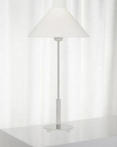 Visual Comfort Signature Hackney 24" Cordless Buffet Lamp By J. Randall Powers In Silver