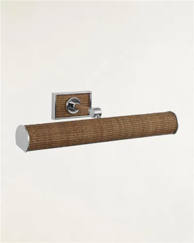 Visual Comfort Signature Halwell 18" Picture Light By Chapman & Myers In Brown