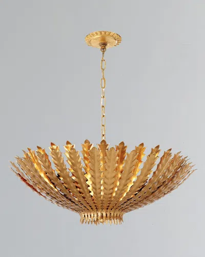Visual Comfort Signature Hampton Medium Chandelier By Aerin In Gold