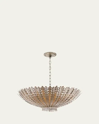 Visual Comfort Signature Hampton Medium Chandelier By Aerin In Silver