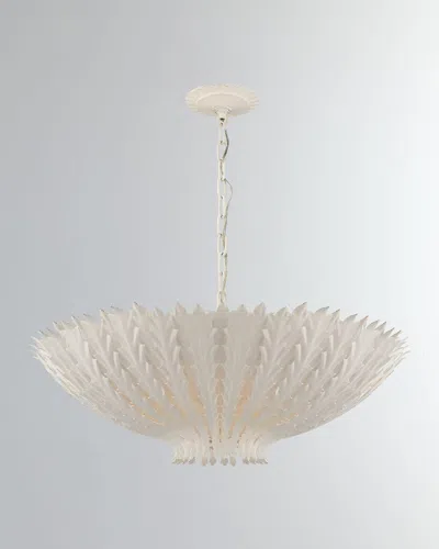 Visual Comfort Signature Hampton Medium Chandelier By Aerin In White