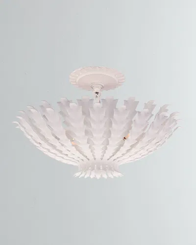 Visual Comfort Signature Hampton Mini Chandelier By Aerin In White