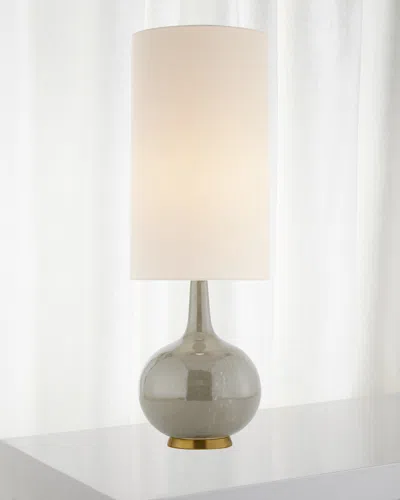 Visual Comfort Signature Hunlen Table Lamp By Aerin In Gray