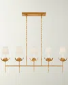 VISUAL COMFORT SIGNATURE ILLANA LARGE LINEAR CHANDELIER BY JULIE NEILL