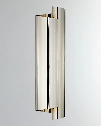 Visual Comfort Signature Iva Large Wrapped Sconce By Aerin In Silver