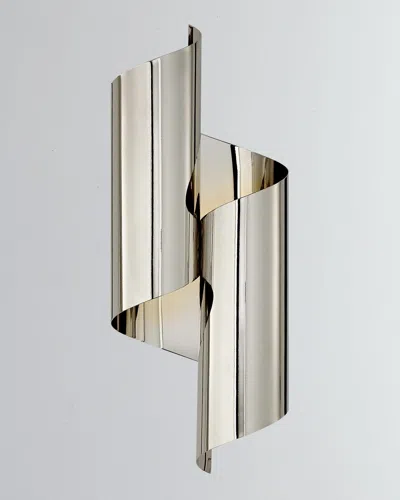 Visual Comfort Signature Iva Medium Wrapped Sconce By Aerin In Silver
