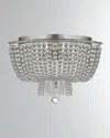 Visual Comfort Signature Jacqueline Flush Mount By Aerin In Silver