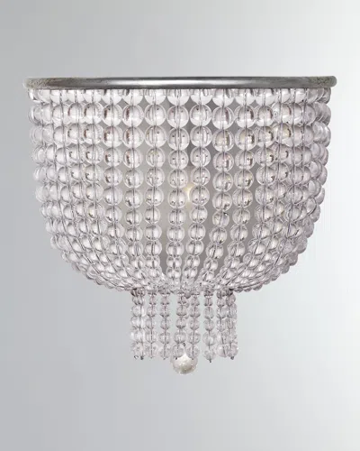 Visual Comfort Signature Jacqueline Medium Sconce By Aerin In Silver