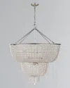 Visual Comfort Signature Jacqueline Two Tier Chandelier By Aerin In Silver