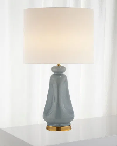Visual Comfort Signature Kapila Table Lamp By Aerin In Light Blue