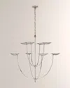 VISUAL COMFORT SIGNATURE KEIRA XL CHANDELIER BY THOMAS O'BRIEN