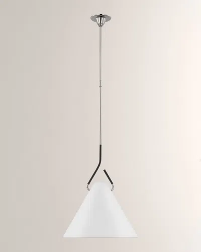 Visual Comfort Signature Laken 19" Pendant Light By Amber Lewis In Multi