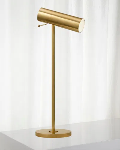 Visual Comfort Signature Lancelot Pivoting Desk Lamp By Aerin In Gold