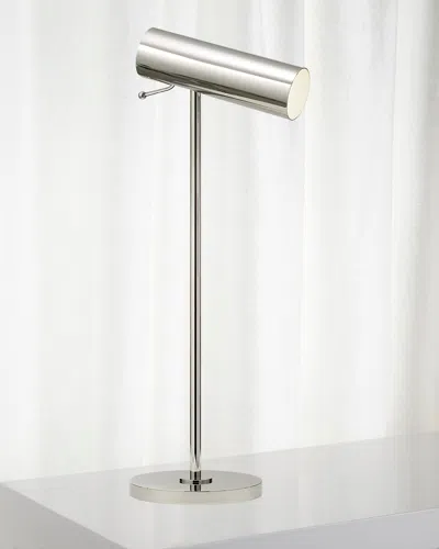 Visual Comfort Signature Lancelot Pivoting Desk Lamp By Aerin In Silver