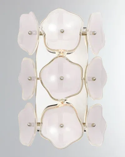 Visual Comfort Signature Leighton Small Sconce In White