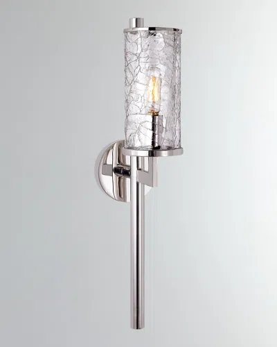 Visual Comfort Signature Liaison Single Sconce By Kelly Wearstler In Polished Nickel