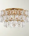 Visual Comfort Signature Liscia Small Flush Mount By Aerin In Gild