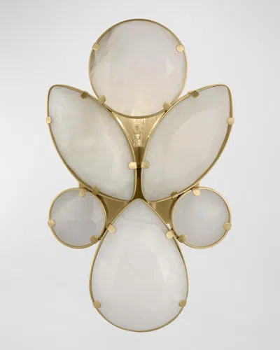 Visual Comfort Signature Lloyd 10" Small Jeweled Sconce By Kate Spade New York In Gold