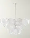 Visual Comfort Signature Loire Large Chandelier By Aerin In Polished Nickel