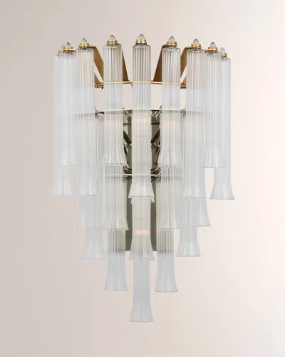 Visual Comfort Signature Lorelei Large Waterfall Sconce By Julie Neill In Gold